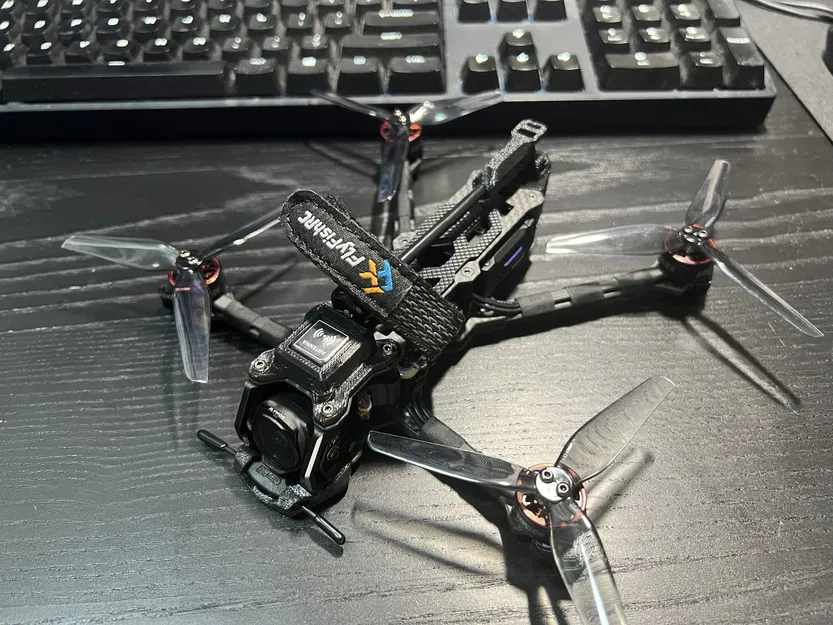 Antenna gập Flyfish Atlas4 và giá đỡ GPS GEPRC-M10-NANO - Image 1