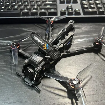 Antenna gập Flyfish Atlas4 và giá đỡ GPS GEPRC-M10-NANO