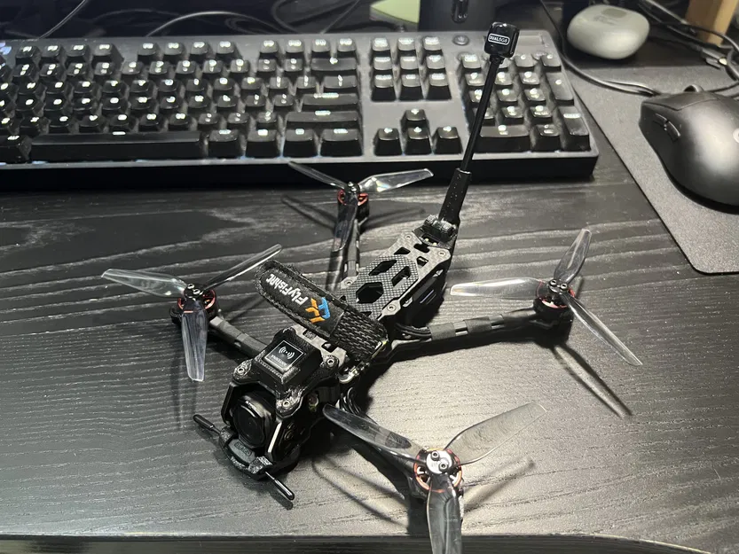 Antenna gập Flyfish Atlas4 và giá đỡ GPS GEPRC-M10-NANO - Image 3