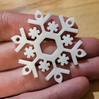 Bộ 12 bông tuyết đơn giản trang trí cây thông Giáng Sinh