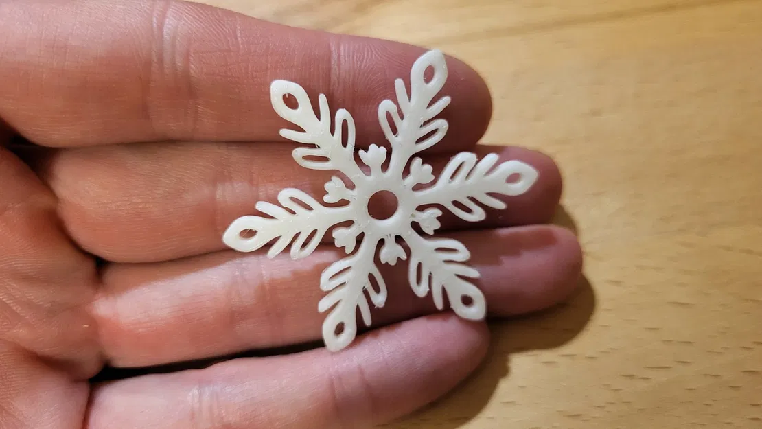 Bộ 12 bông tuyết đơn giản trang trí cây thông Giáng Sinh - Image 5