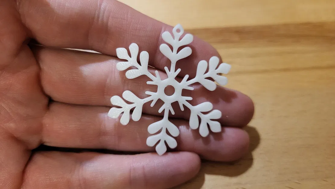 Bộ 12 bông tuyết đơn giản trang trí cây thông Giáng Sinh - Image 6