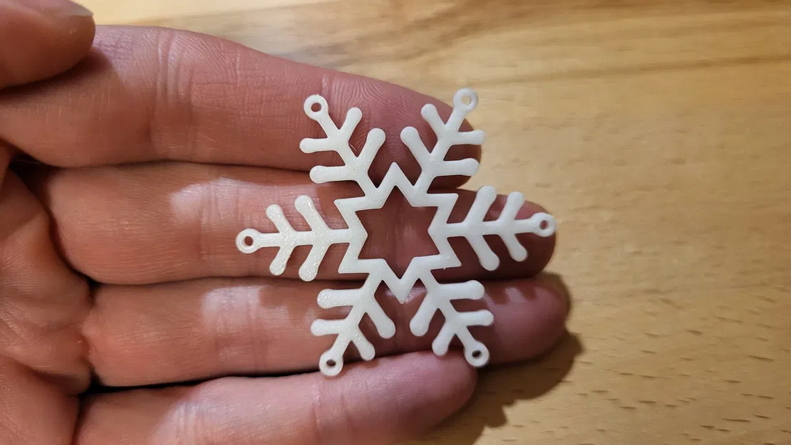 Bộ 12 bông tuyết đơn giản trang trí cây thông Giáng Sinh - Image 7