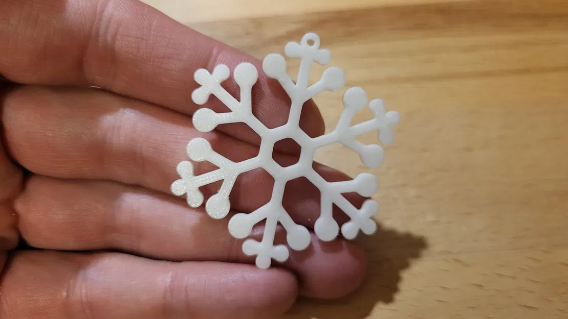 Bộ 12 bông tuyết đơn giản trang trí cây thông Giáng Sinh - Image 9