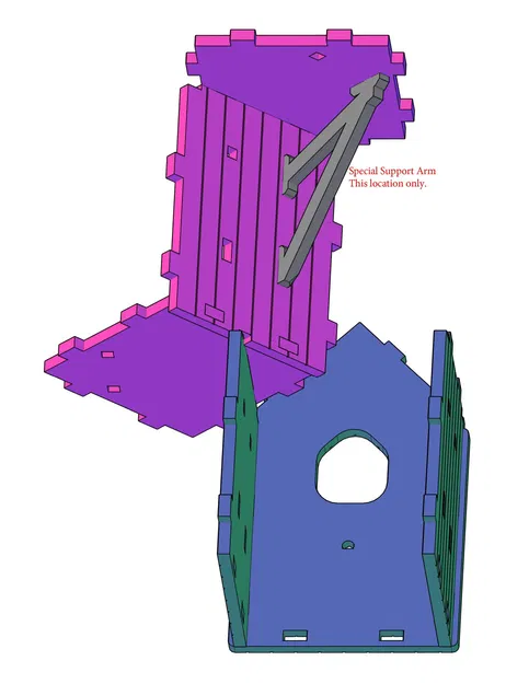 Nhà chim ba tầng không cần hỗ trợ! Cải tiến! - Image 10