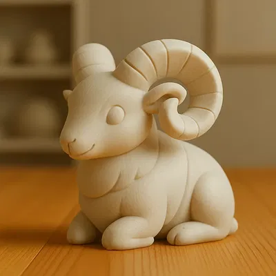 Ram - Mô hình động vật chi tiết và chân thực