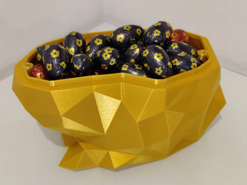 Hộp quà thỏ phong cách low poly cho lễ Phục Sinh - Image 1