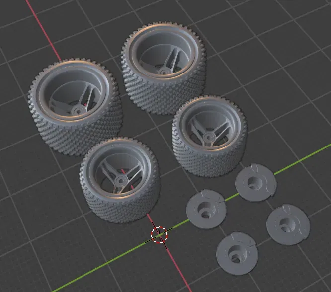 Lốp và vành Off Road và Street Bash - Gaslands 1:64 - Image 4