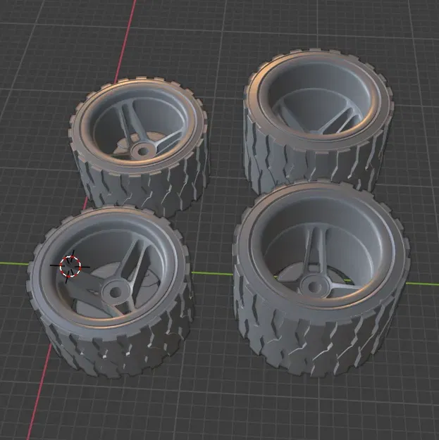 Lốp và vành Off Road và Street Bash - Gaslands 1:64 - Image 6