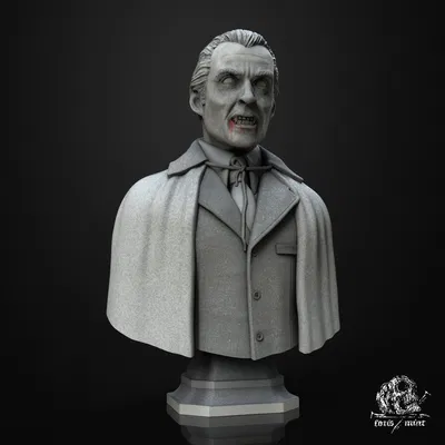 Tượng bán thân Count Dracula của Christopher Lee