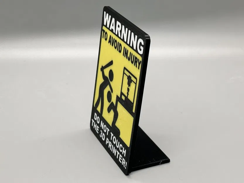 Biển báo không chạm vào máy in 3D — In ba màu không cần MMU - Image 3