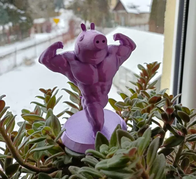 Peppa Heo Cơ Bắp Hài Hước - Image 1