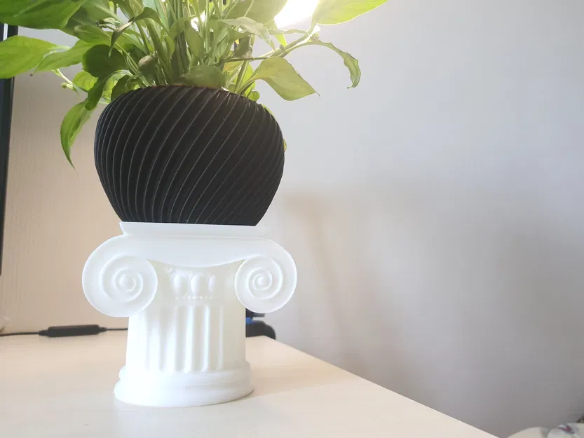 Cột Ionic với ngăn ẩn cho trang trí nội thất - Image 8