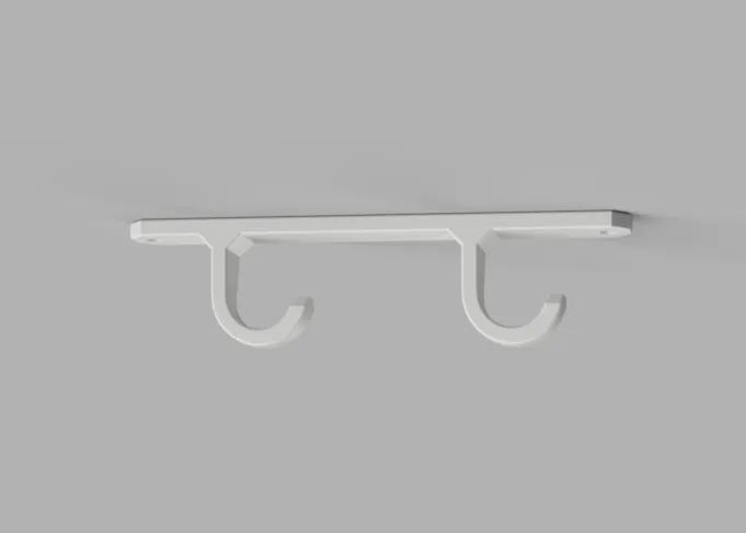 Móc treo cốc dưới tủ bếp với 2 ốc vít - Image 2