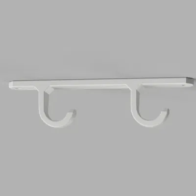 Móc treo cốc dưới tủ bếp với 2 ốc vít