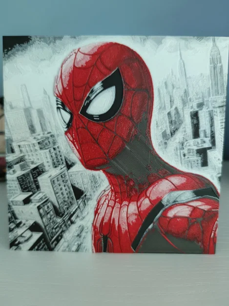 Nhân vật Spiderman phong cách Hueforge - Image 1