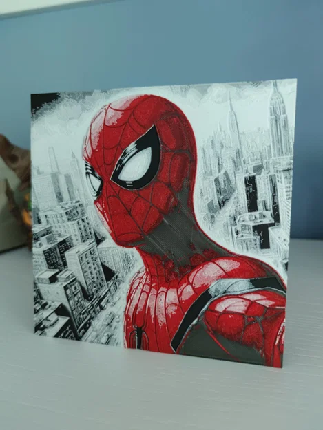 Nhân vật Spiderman phong cách Hueforge - Image 3