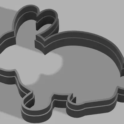 Cutter bánh quy hình thỏ cho lễ Phục Sinh