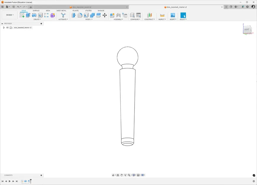 Bảng trò chơi bóng chày bằng xúc xắc tự chế - Image 3