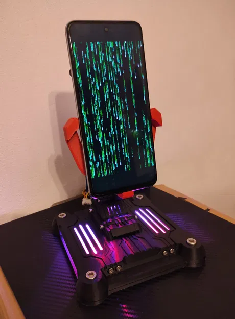 Giá đỡ di động cơ khí phong cách Cyberpunk - Image 2