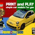 Mô hình xe Abarth 500 bằng LEGO chi tiết và sinh động - Thumbnail 1