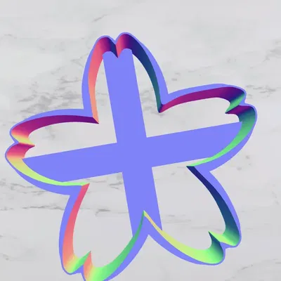 Khuôn cắt bánh quy hình hoa với lưỡi cắt bổ sung