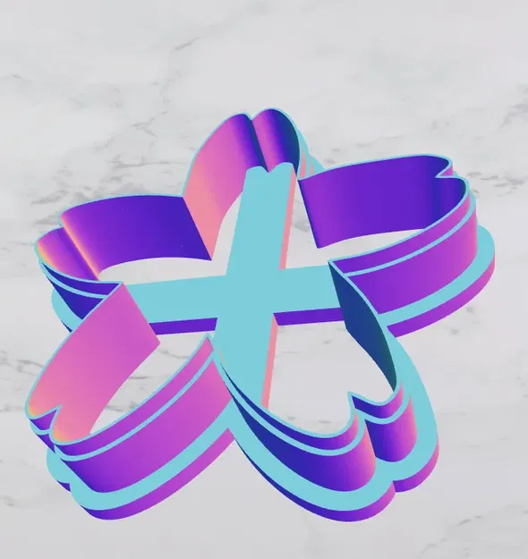 Khuôn cắt bánh quy hình hoa với lưỡi cắt bổ sung - Image 3