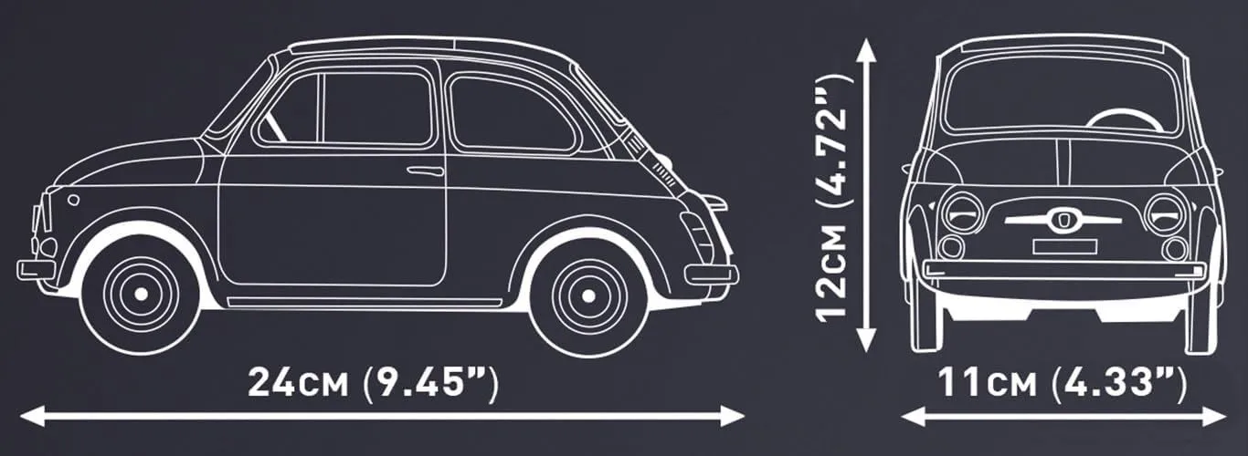 Mô hình xe Abarth 500 bằng LEGO chi tiết và sinh động - Image 6