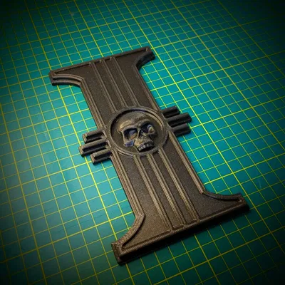 Trang trí tường đầu lâu phong cách 40k