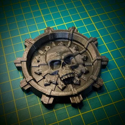 Trang trí tường đầu lâu phong cách 40k