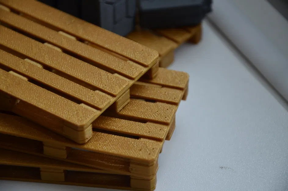 Palet Euro tỉ lệ 1/10 in liền khối dễ dàng - Image 2