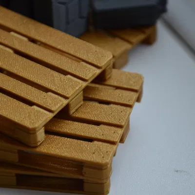 Palet Euro tỉ lệ 1/10 in liền khối dễ dàng