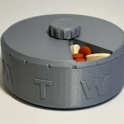 Hộp đựng thuốc tuần Jumbo với thiết kế cá nhân hóa