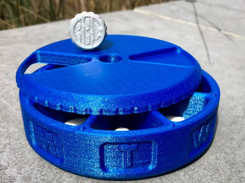 Hộp đựng thuốc hàng tuần với khắc chữ cái cá nhân hóa - Image 2