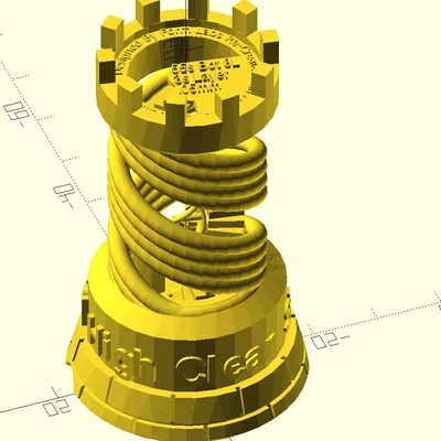 Mô hình thử nghiệm Rook tùy chỉnh cho máy in 3D