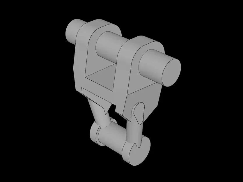 Thân máy cơ khí minifig tương thích Lego (30375.dat) - Image 1