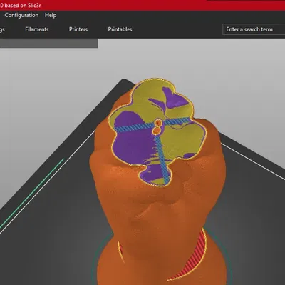 Cúp tay người với ngón giữa giơ lên độc đáo