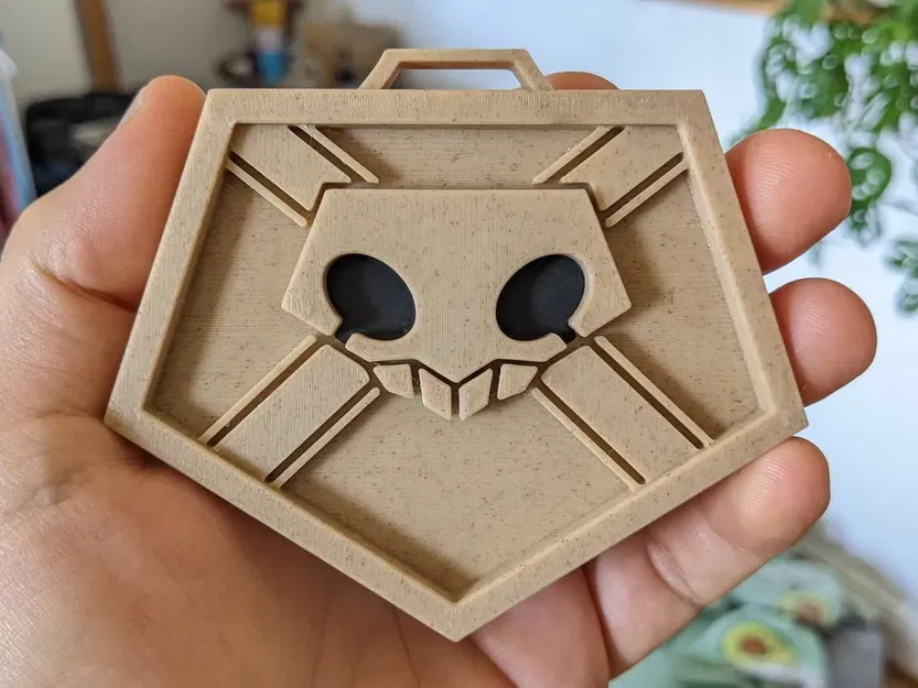 Huy hiệu Soul Reaper Bleach với mắt có thể gắn vào - Image 1