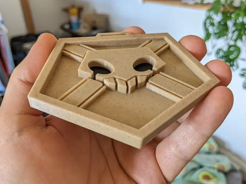 Huy hiệu Soul Reaper Bleach với mắt có thể gắn vào - Image 2