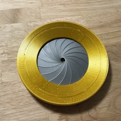 Cánh cửa iris cơ khí 16 lá có thể điều chỉnh