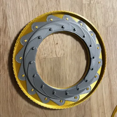 Cánh cửa iris cơ khí 16 lá có thể điều chỉnh