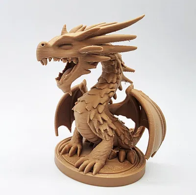 Rồng Miệng Lớn trên Bệ Đỡ