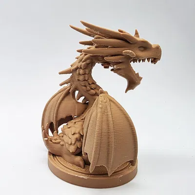 Rồng Miệng Lớn trên Bệ Đỡ