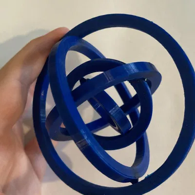 Gyroscope 5 vòng với chuyển động mượt mà