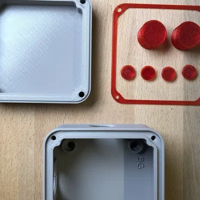 Hộp nối với gioăng in 3D cho cáp antenna và loa