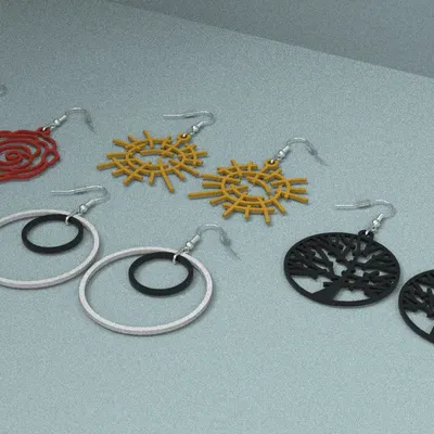 Bông tai in 3D tự làm tại nhà cho những tín đồ thời trang