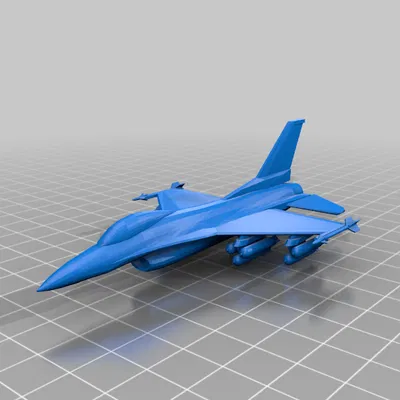 F-16 Fighting Falcon với giá đỡ