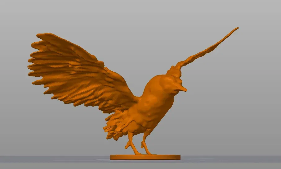 Chim bói cá trang trí trên đĩa - Image 1