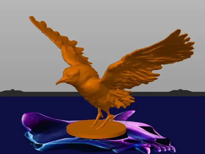 Chim bói cá trang trí trên đĩa - Image 2