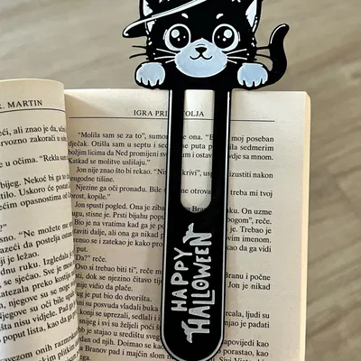 Đánh dấu trang Halloween dễ thương - 4 thiết kế độc đáo